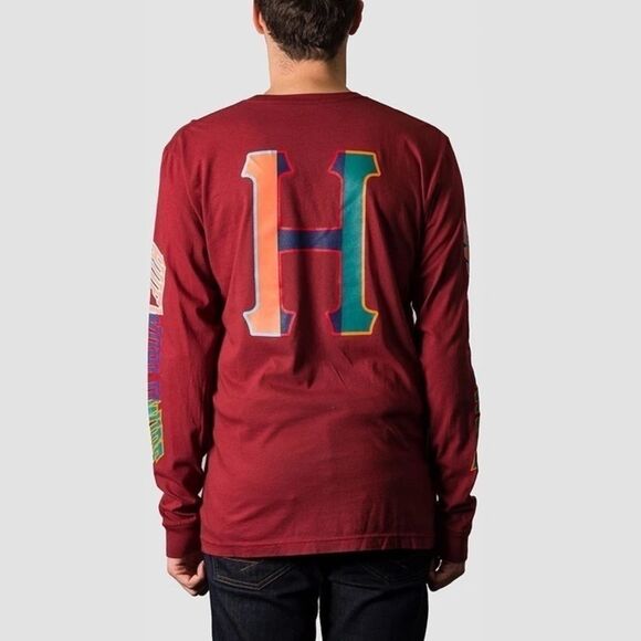 NWT HUF Long Sleeve Shirt Mens Size XL - Picture 2 of 6